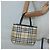 Borsa a mano in PVC beige con motivo Nova Check di BURBERRY Argento Auth ki5862 - vista 15
