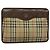Autre Marque Burberrys Nova Check Clutch Bag aus Canvas Beige Auth bs28158