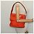 Céline CELINE Schultertasche aus Canvas Orange Silber Authentisch sw1304 - Ansicht 15