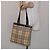 Burberry Borsa Tote Nova Check in PVC Beige Auth BA4094 - vista 20