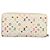 LOUIS VUITTON Monogram Multicolor Zippy Wallet White M60241 LV Auth ki5819 - view 2