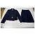 Vintage Courreges Paris Twin Set Marine M Marineblau - Ansicht 4