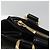 Borsa a Spalla in Pelle Nera e Oro Auth BA4048 di VALENTINO Nero D'oro - vista 9