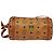 Borsa a spalla MCM Logogram Vicetos in pelle PVC marrone oro Auth BA4155 D'oro - vista 2