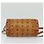 Borsa a spalla MCM Logogram Vicetos in pelle PVC marrone oro Auth BA4155 D'oro - vista 9