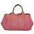 PRADA Canapa GM Borsa a Mano in Tela Rosa Oro Auth bs28066 D'oro - vista 2