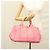 PRADA Canapa GM Borsa a Mano in Tela Rosa Oro Auth bs28066 D'oro - vista 21