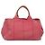 PRADA Canapa GM Borsa a Mano in Tela Rosa Oro Auth bs28066 D'oro - vista 3