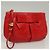 Miu Miu Accessory Pouch Leather Red Gold Auth ac3852 Golden - view 20