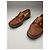 Mocassino in pelle marrone Horsebit vintage Gucci - vista 3