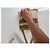 Borsa a spalla in tela monogramma Loewe Madrid in pelle beige e marrone - vista 13