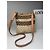 Borsa a spalla in tela monogramma Loewe Madrid in pelle beige e marrone - vista 5