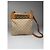 Borsa a spalla in tela monogramma Loewe Madrid in pelle beige e marrone - vista 6