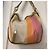 Borsa a Spalla Loewe Tela Stampata Arancione Beige Rosa Multicolore - vista 3