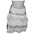 Minifalda con volantes Max & Co de algodón blanco gris