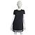 Dsquared2 Mini Kleid aus Wolle Schwarz