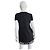 Dsquared2 Mini Kleid aus Wolle Schwarz - Ansicht 2