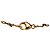 Collana Pendente O Kelly in Oro Placcato e Swift Hermès D'oro - vista 4