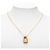 Collana Pendente O Kelly in Oro Placcato e Swift Hermès D'oro - vista 5