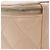Chanel Mini Vanity Case in Caviar Iridescente Marrone Trapuntato con Catena e Perla in Alto Beige - vista 10