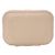 Chanel Mini Vanity Case in Caviar Iridescente Marrone Trapuntato con Catena e Perla in Alto Beige - vista 5
