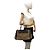 Borsa Trophy Tote GG in tela Gucci Marrone - vista 2