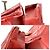 Bolso Jumbo Flap CC Crave Reissue en Piel de Ternera Rojo Claro de Chanel Roja - vista 3