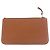 Portafoglio lungo Hermès Dogon GM in Taurillon Clémence Metallico Bronzo - vista 10