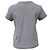 Camiseta de algodón gris con efecto brillante Alexander Wang - vista 3