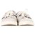 Sneakers basse Chanel CC in suede grigio e mesh - vista 2