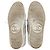 Sneakers basse Chanel CC in suede grigio e mesh - vista 6