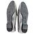 Mocassini Chanel CC in pelle nera e argento metallico - vista 6