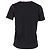 Camiseta de algodão preta com logo bordado Moschino - vista 3