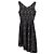 Christian Dior asymmetrisches Spitzenkleid aus schwarzem Polyester - Ansicht 2