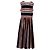 Abito midi a righe Dolce & Gabbana in cotone multicolore