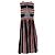 Abito midi a righe Dolce & Gabbana in cotone multicolore - vista 3