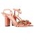 Sandalias de tacón adornadas con borlas Loeffler Randall en ante melocotón - vista 4
