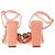 Sandalias de tacón adornadas con borlas Loeffler Randall en ante melocotón - vista 5