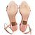 Sandalias de tacón adornadas con borlas Loeffler Randall en ante melocotón - vista 7
