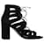  Saint Laurent Gladiator Sandal Heels in Black Suede  ref.2393985