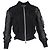 Chaqueta bomber con cremallera en algodón negro Sacai con ojales