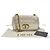 Dior Caro Medio Pelle Cannage Bianca Oro Bianco