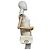 Dior Caro Medio Pelle Cannage Bianca Oro Bianco - vista 10