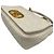 Dior Caro Medio Pelle Cannage Bianca Oro Bianco - vista 6