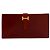 Portafoglio Hermès Béarn in pelle box calf Rosso - vista 2