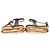Sandali piatti con cinturini Tod's in pelle verniciata multicolore - vista 2
