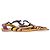 Sandali piatti con cinturini Tod's in pelle verniciata multicolore - vista 4