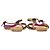 Sandali piatti con cinturini Tod's in pelle verniciata multicolore - vista 5