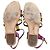 Sandali piatti con cinturini Tod's in pelle verniciata multicolore - vista 6