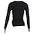 Ripp-Strickpullover von Acne Studios aus schwarzer Wolle  - Ansicht 3